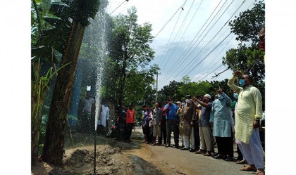 হিলি পৌরবাসীর স্বপ্ন পানির লাইন, বাস্তবায়ন করলো মেয়র চলন্ত