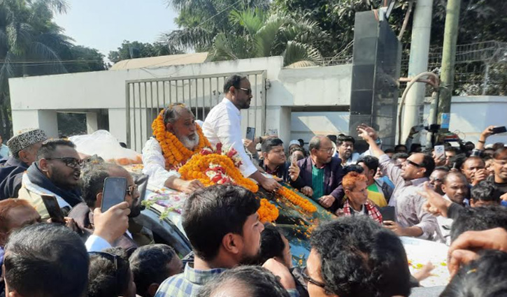 ১৭ বছর পর কারামুক্ত হলেন সাবেক উপমন্ত্রী পিন্টু 
